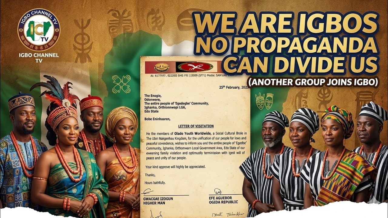 WHY THIS GROUP CHOSE THE IGBOS OVER TRIBAL PROPAGANDA