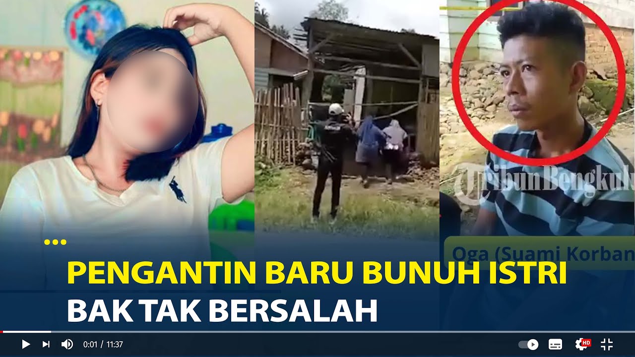 Tampang Dingin Oga, Pengantin Baru Bunuh Istri Sedang Hamil, Bak Tak Bersalah
