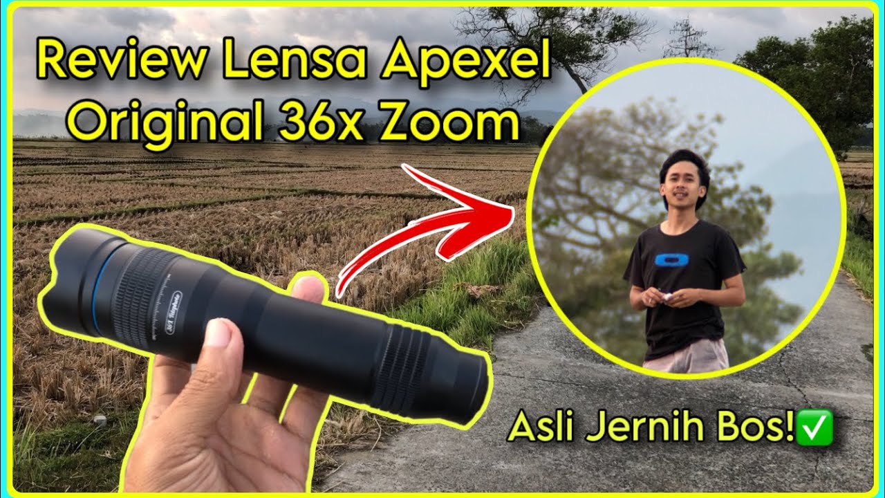 Review Lensa Apexel 36x Zoom Telephoto Lens | Lensa Apexel Original 700 Ribuan