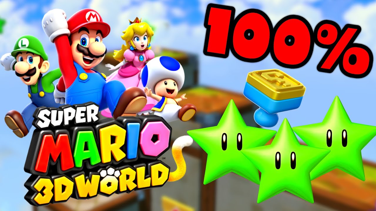 World Bowser Bonus 🎪 Super Mario 3D World Switch + Wii U 🎪 All Green Stars + Stamp