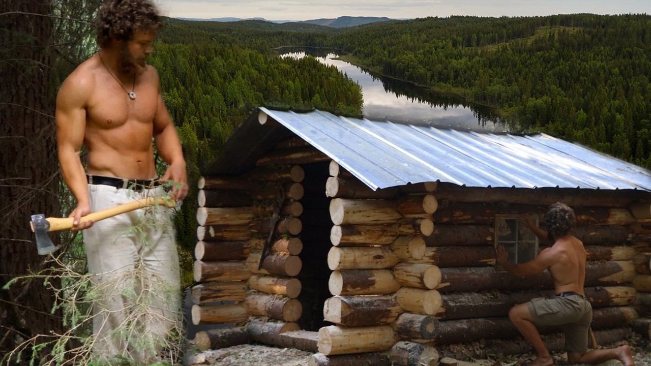 Building a Log Cabin | 10 Days Surviving The Far North