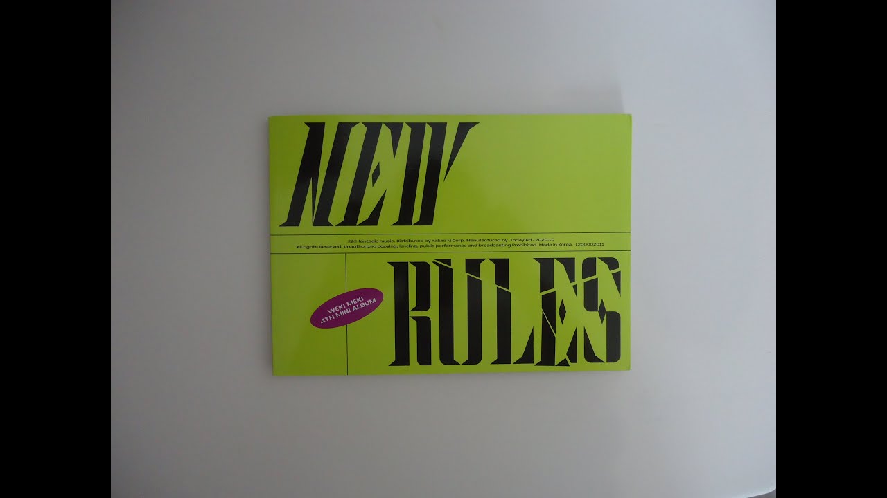 Unboxing - Weki Meki (위키미키) - 4th Mini Album - New Rules (Take Version)