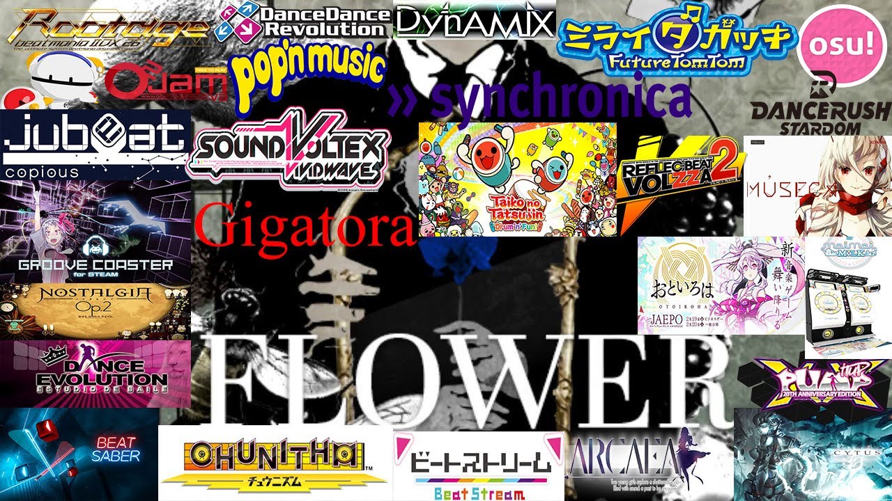 Flower DJ Yoshitaka All Rhythm Games Mix (26 Rhythm Games)