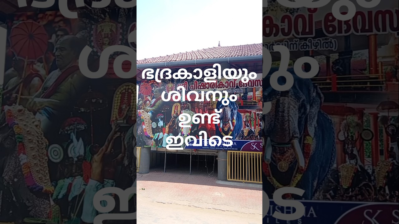 കൊല്ലം പിഷാരി കാവ് ക്ഷേത്രം #devotional #pisharikavu #shorts