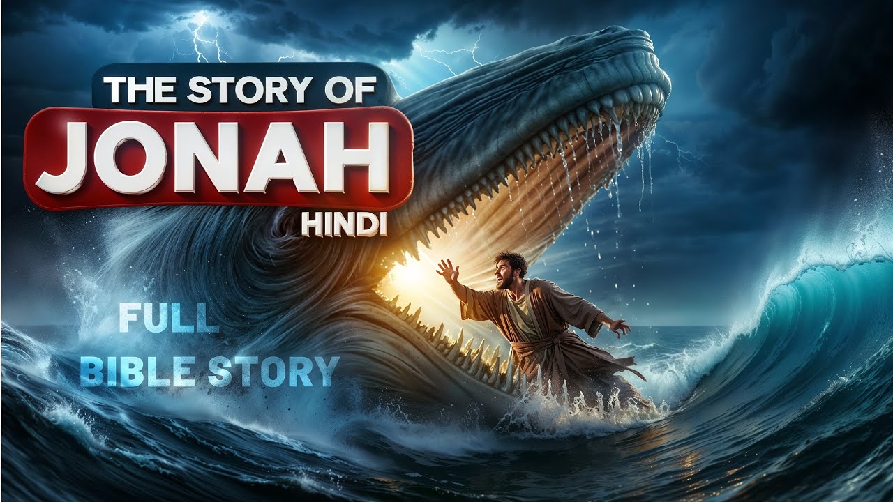 “He Tried To Run From God | The Story Of JONAH Hindi #biblestoryhindi 