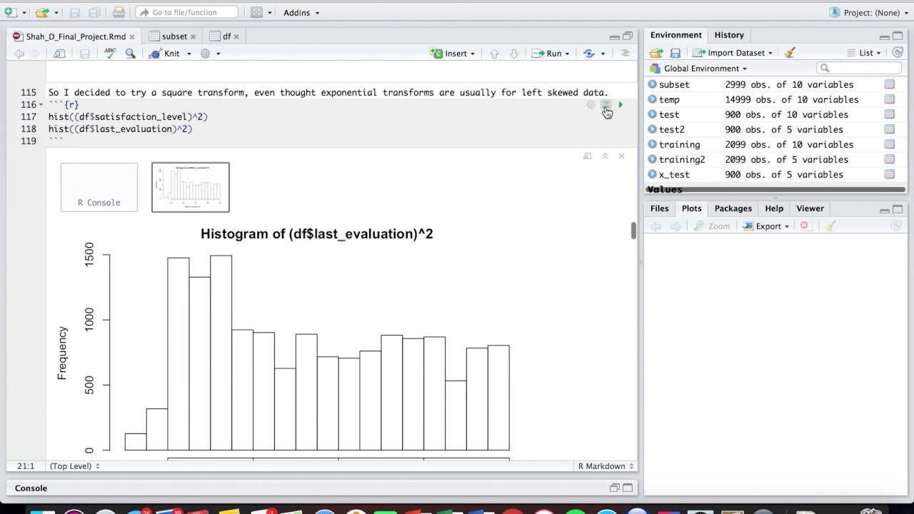 Predicting Whether an Employee will Leave the Company using R