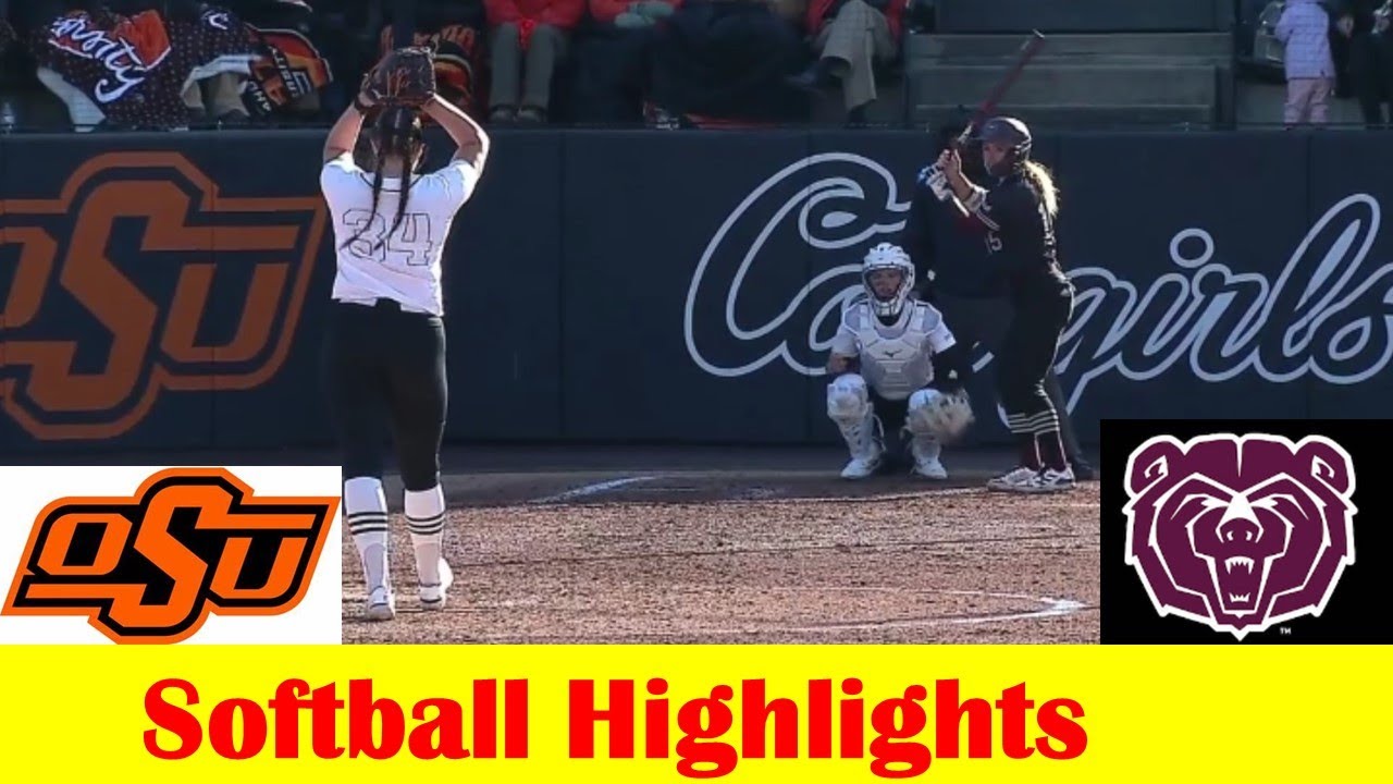 Missouri State vs #10 Oklahoma State Softball Game Highlights, March 26 2024