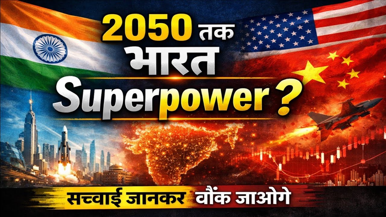 2050 तक भारत Superpower बनेगा? पूरी सच्चाई | India Superpower 2050