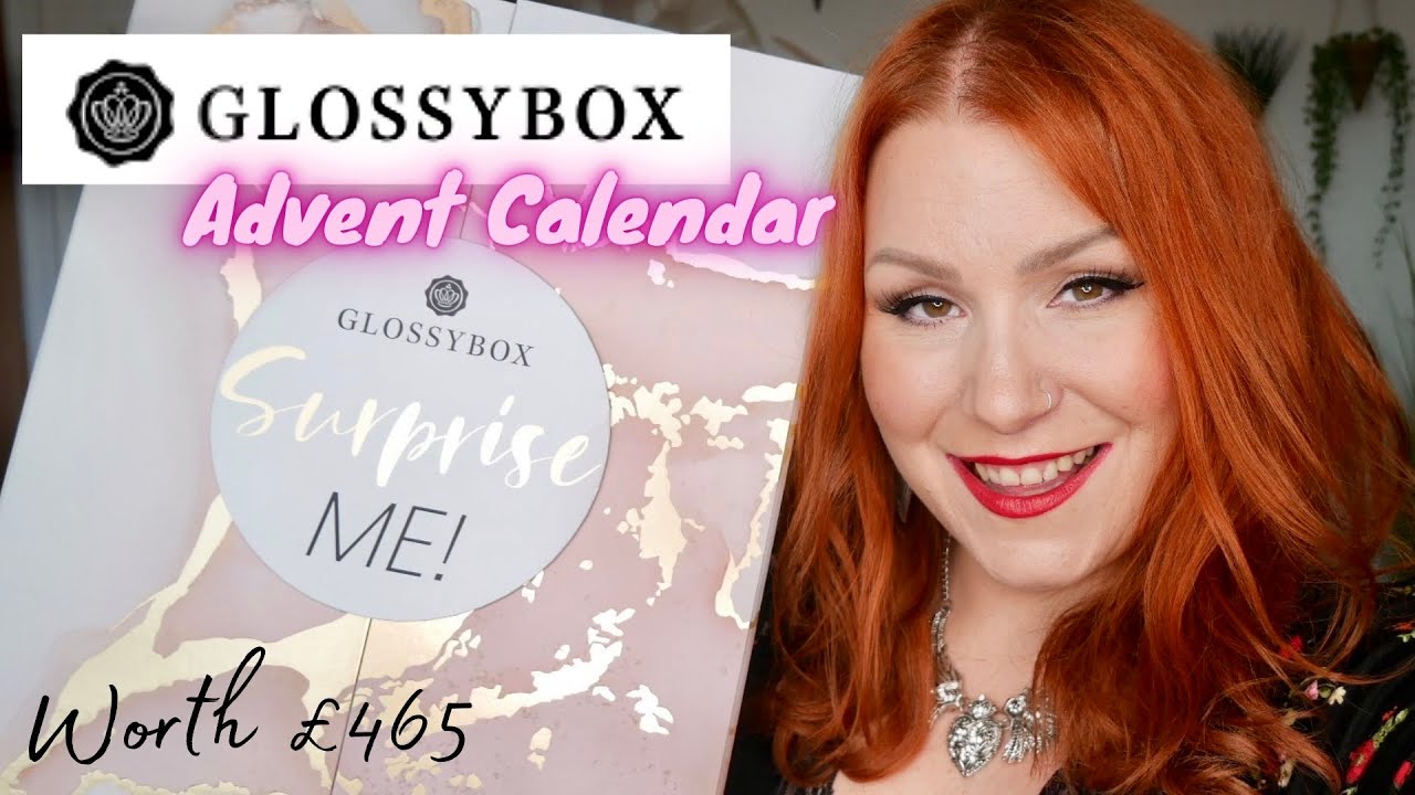 UNBOXING GLOSSYBOX 2021 BEAUTY ADVENT CALENDAR - 25 DAYS & WORTH £465