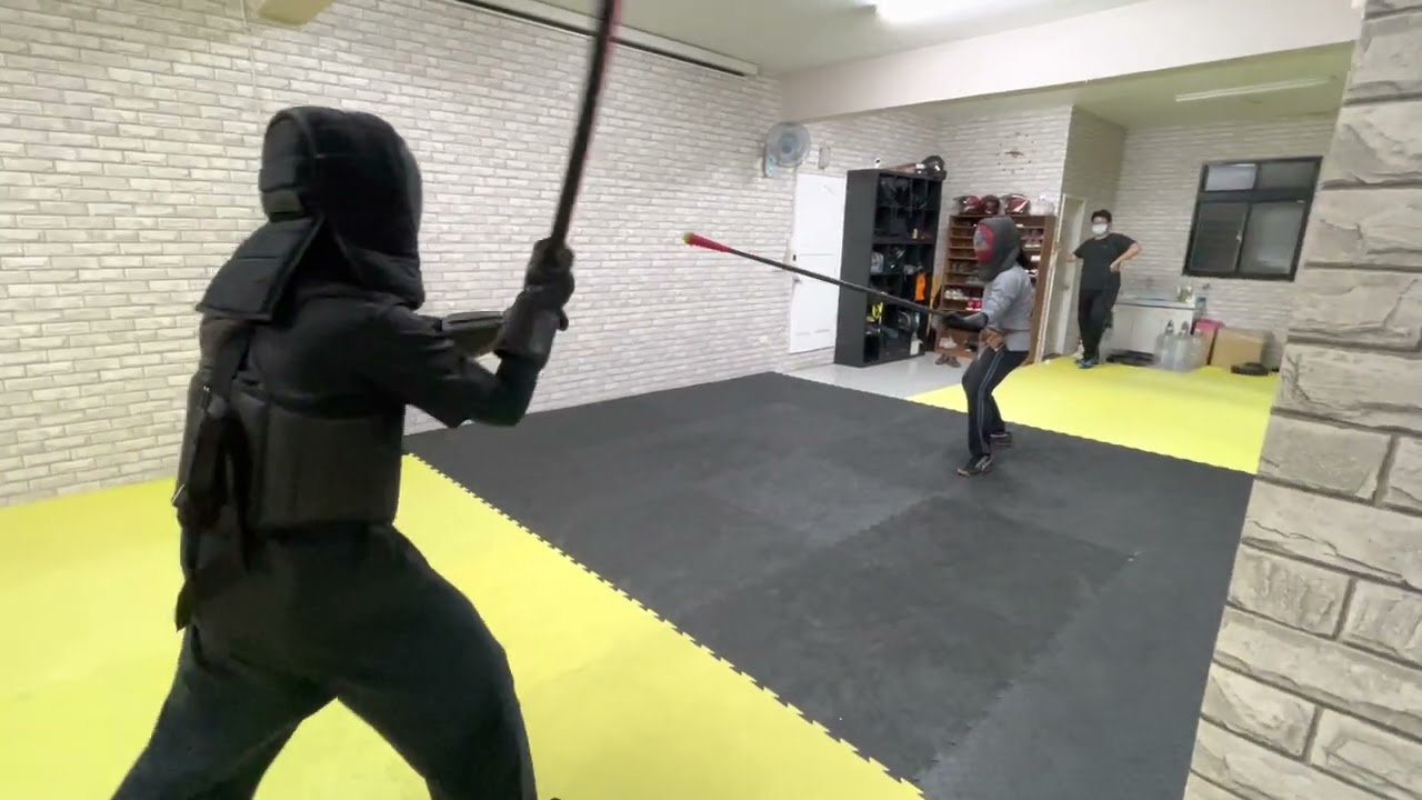 【兵擊交流】翻滾壓槍!! 日本刀Katana VS 大槍Pike