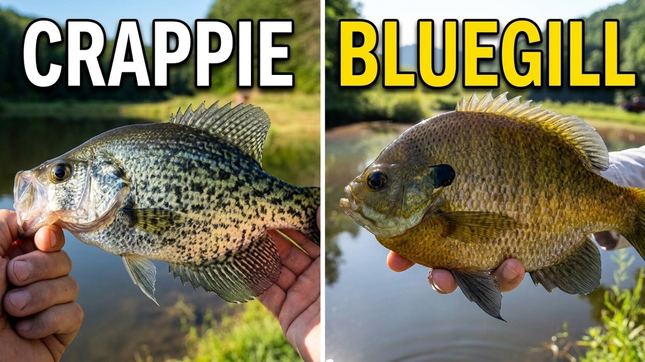 CRAPPIE and BLUEGILL Fishing!!
