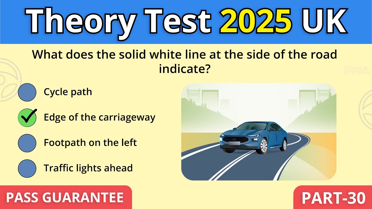 Theory Test 2025 UK | latest Theory Test questions and answers #theorytest #dvsa