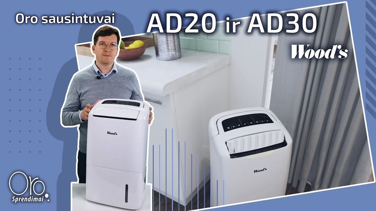 Oro sausintuvas - valytuvas AD20 ir AD30 Wood's | OROsprendimai