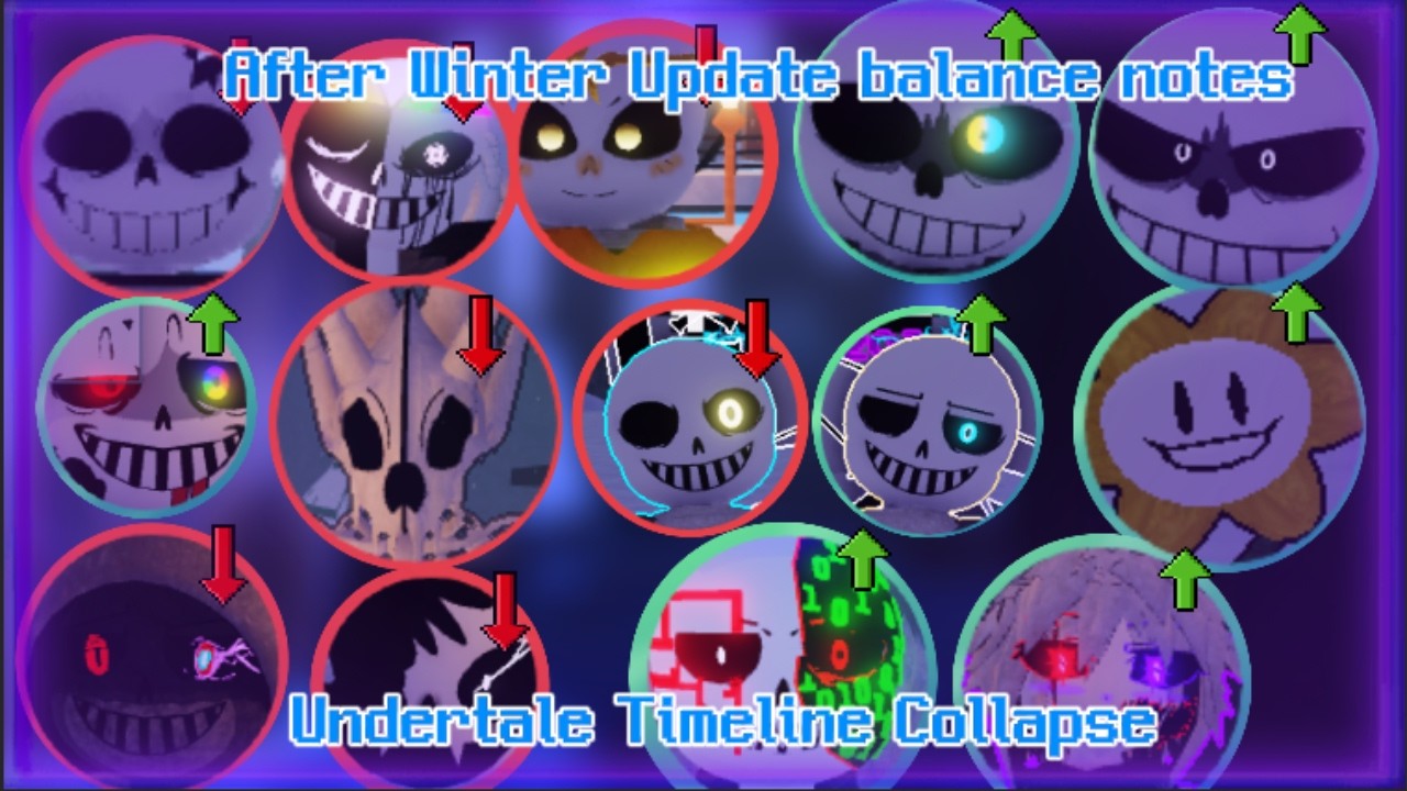 ❄️After Winter Update❄️] Every new Patchnotes / Undertale: Timeline Collapse