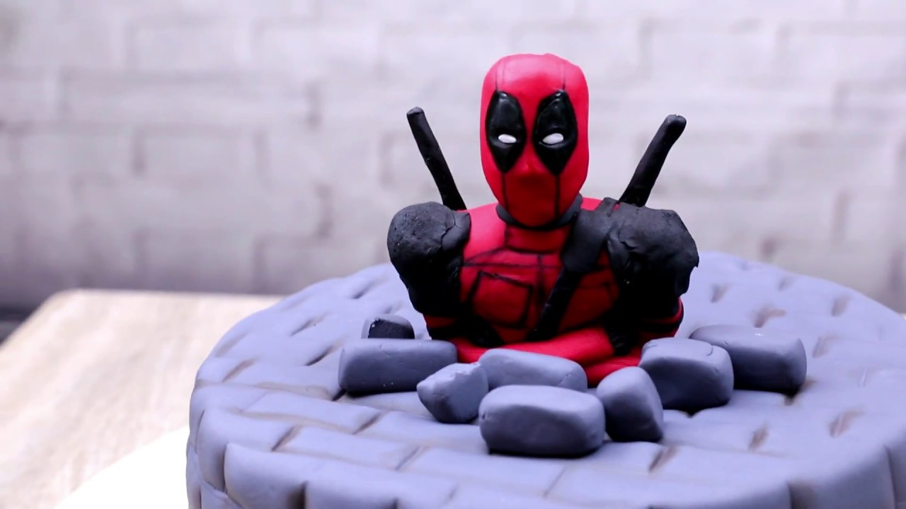 Deadpool sculpture timelapse Sculpting Deadpool 2 From Marvel 2018 3d cake