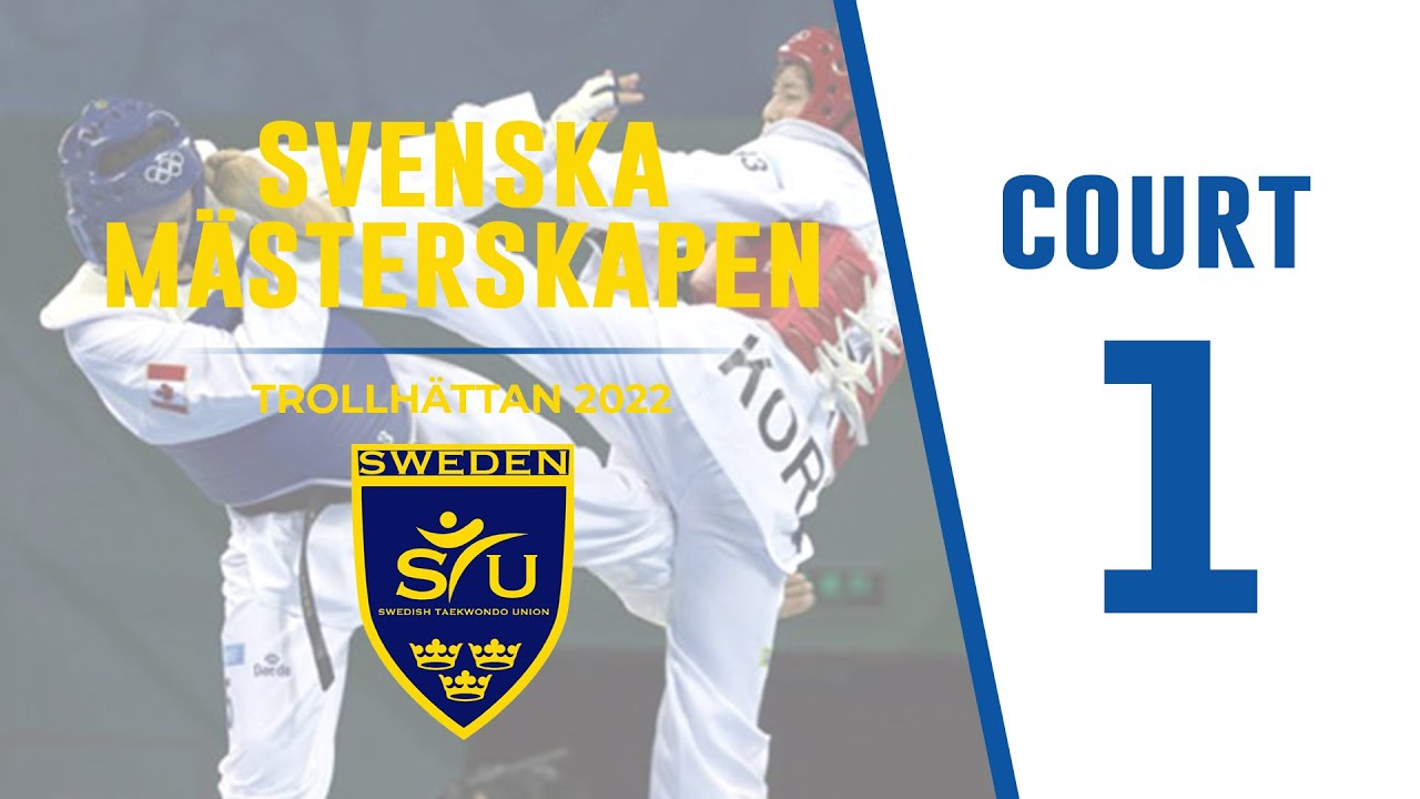 Svenska Mästerskapen Taekwondo - Trollhättan 2022 - Court 1