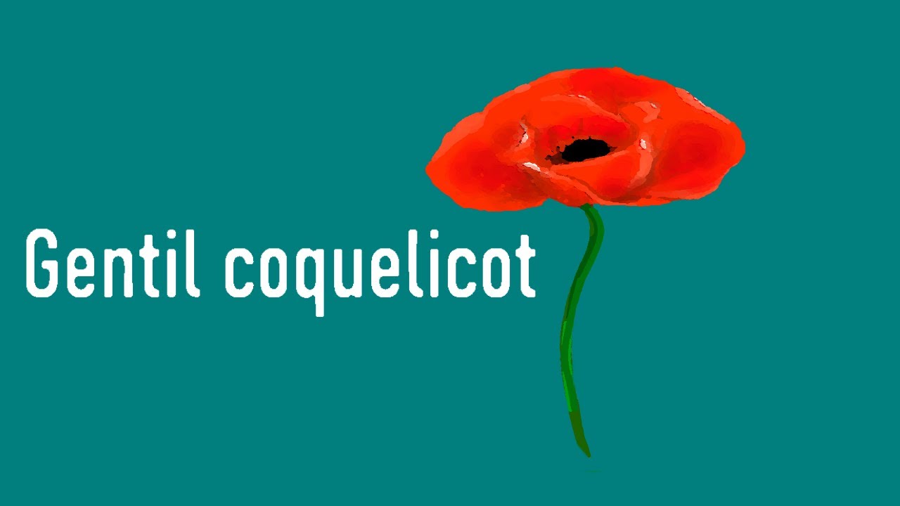 GENTIL COQUELICOT-KARAOKÉ-Comptine