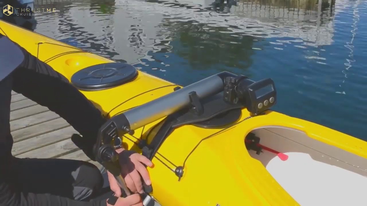 Kayak motor installation