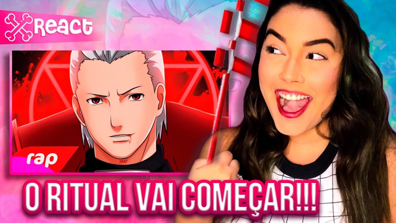REACT Rap do Hidan - Vai Começar o Ritual | 7 MINUTOZ
