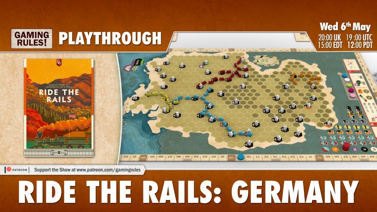 Ride the Rails - Germany: Playthrough video