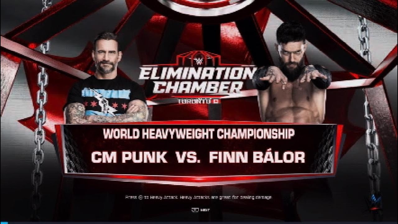 CM Punk vs Finn Balor World HeavyWeight title Match