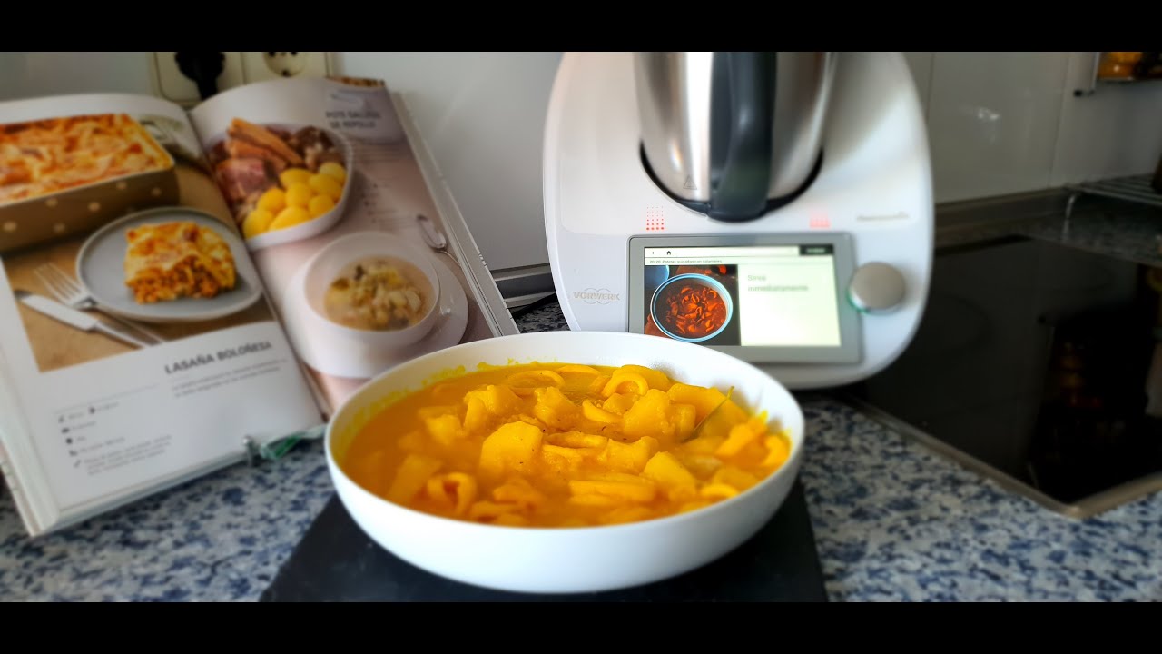 Patatas Guisadas con Calamares con Thermomix