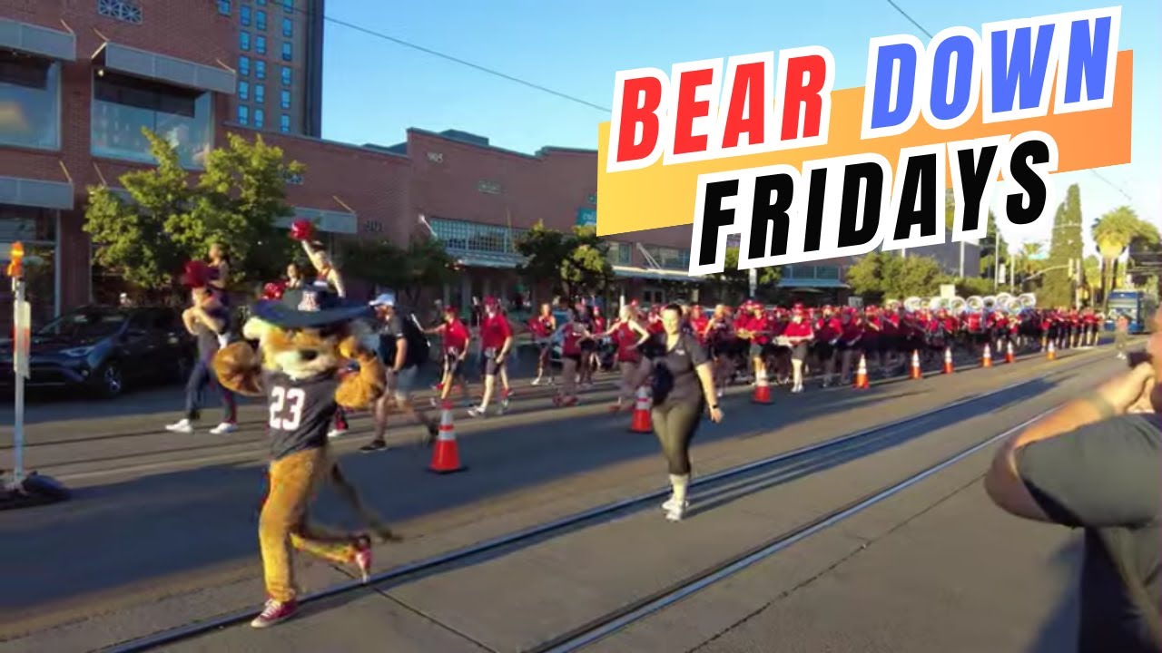 Tucson: Bear Down Friday || The Pride of Arizona Marching Band #tucson