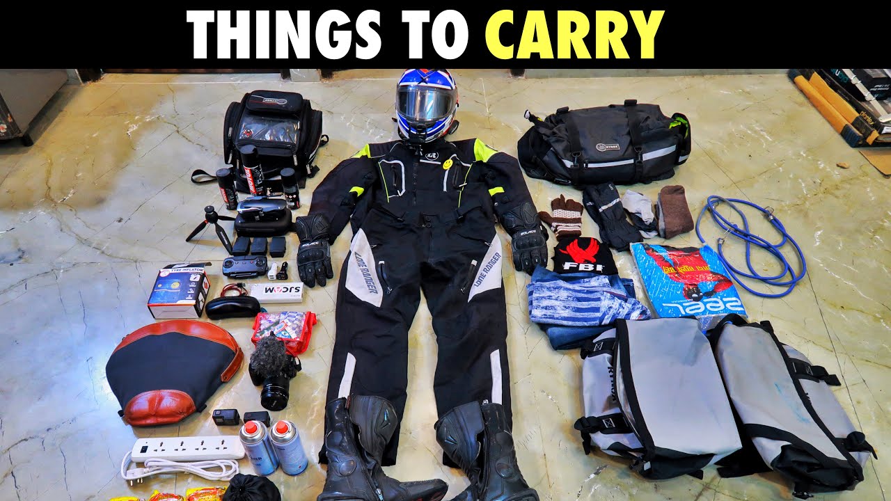Things I Carry for my LONG RIDE | RIDE PREPARATION