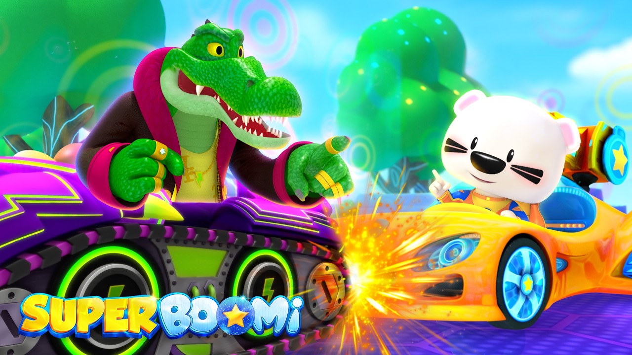 Racing to Learn🚗 [NEW] | Solve & Rescue Fun | Animal Rescue Team | Kids Cartoons | Super BOOMi