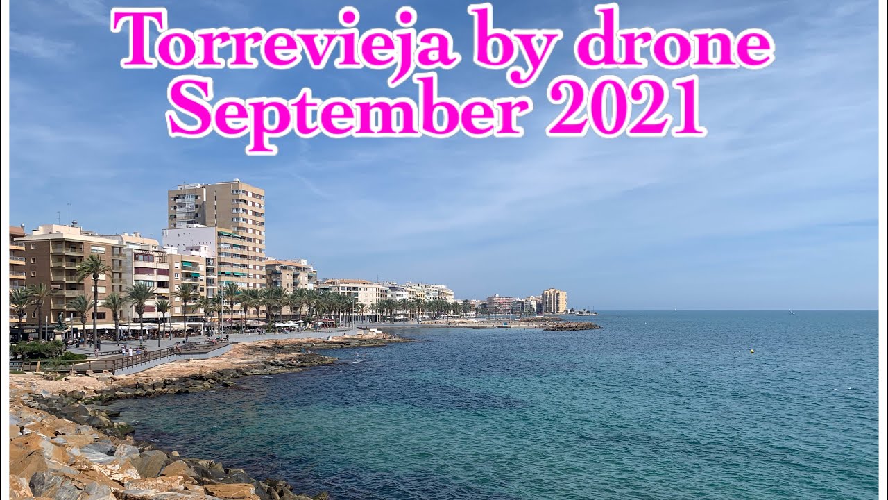 Torrevieja Spain 4K filmed on DJI Mavic mini 2, September 2021