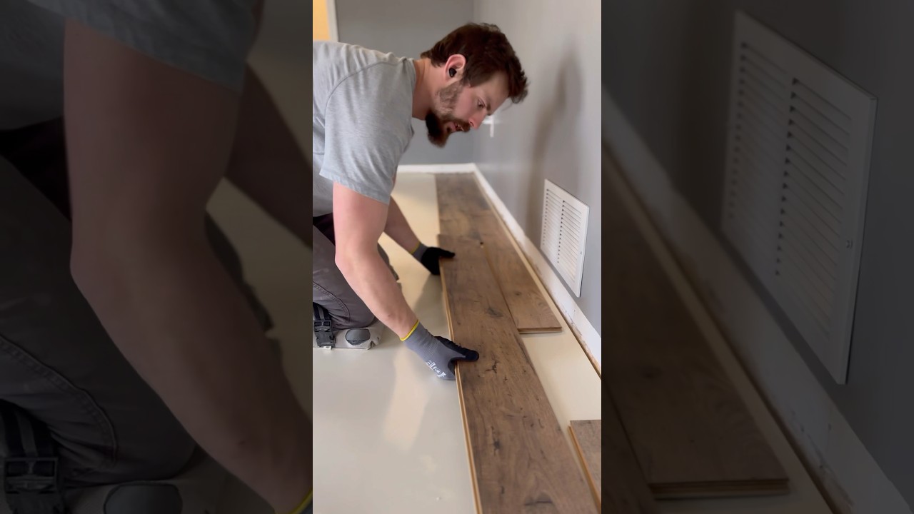 UNICLIC laminate starter rows #qualityflooring #laminate #floorcovering