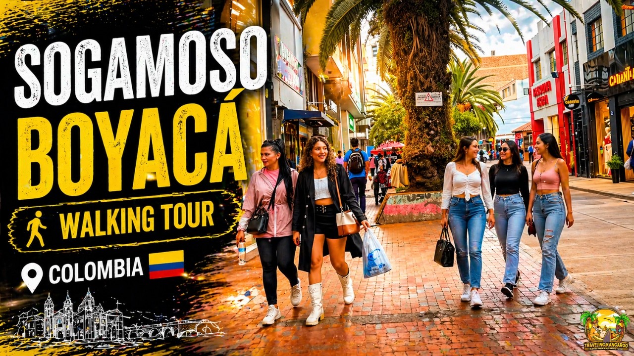 Sogamoso Boyac&aacute; Colombia Walking Tour | Explore The Historic Center In 4K
