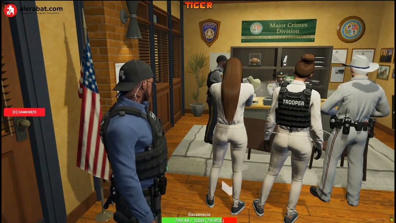 xander rage na policje 5city
