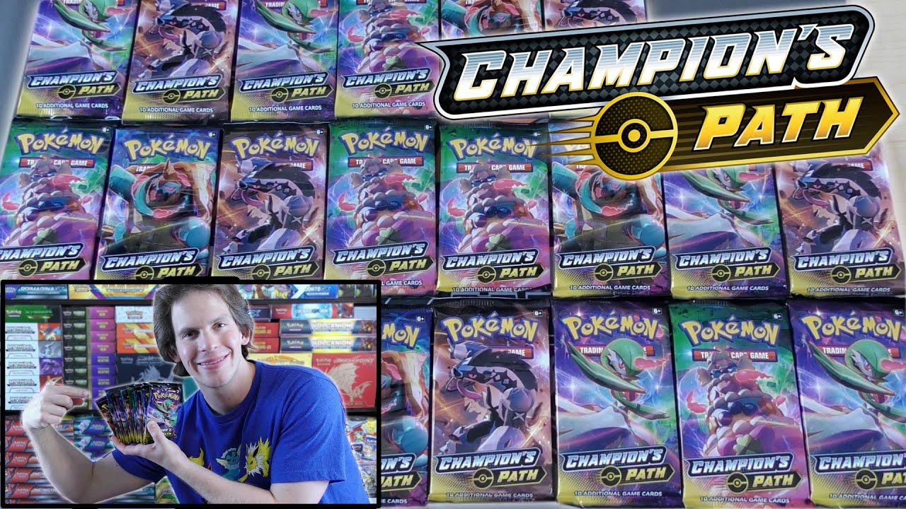 20 Champion's Path Booster Pack Opening