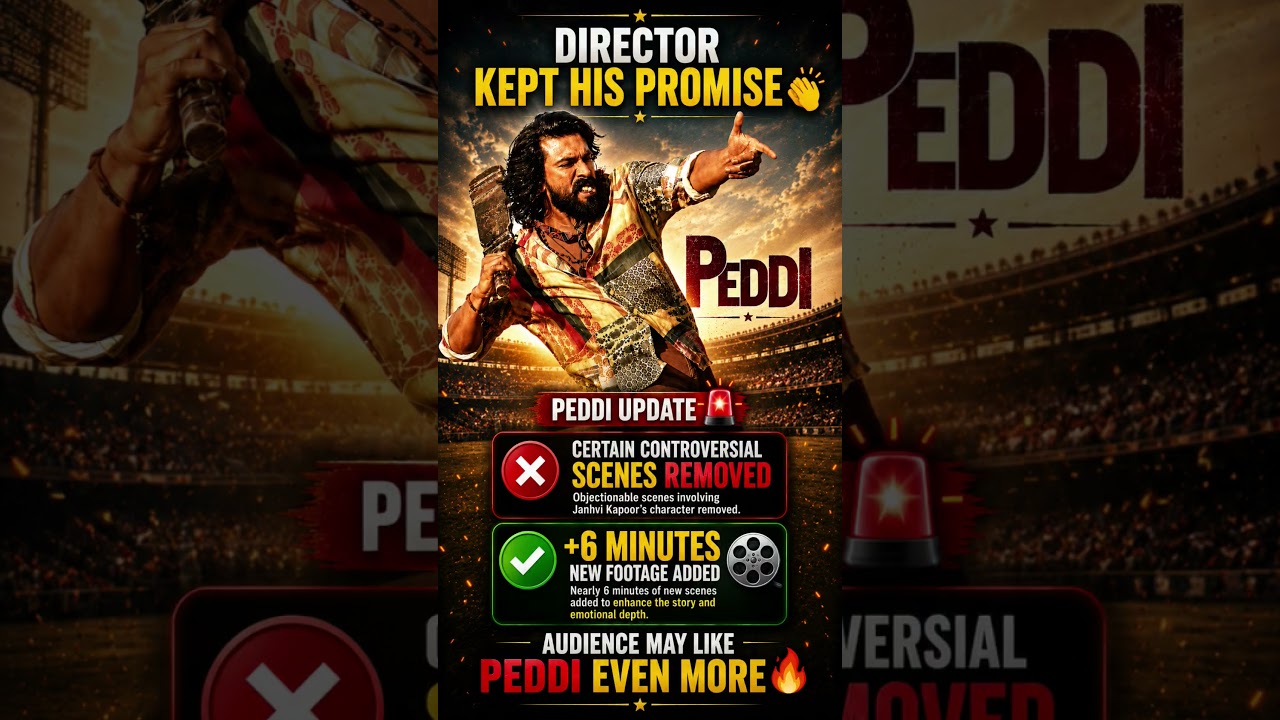 Director Kept His Promise! 👏 Peddi Gets Major Update