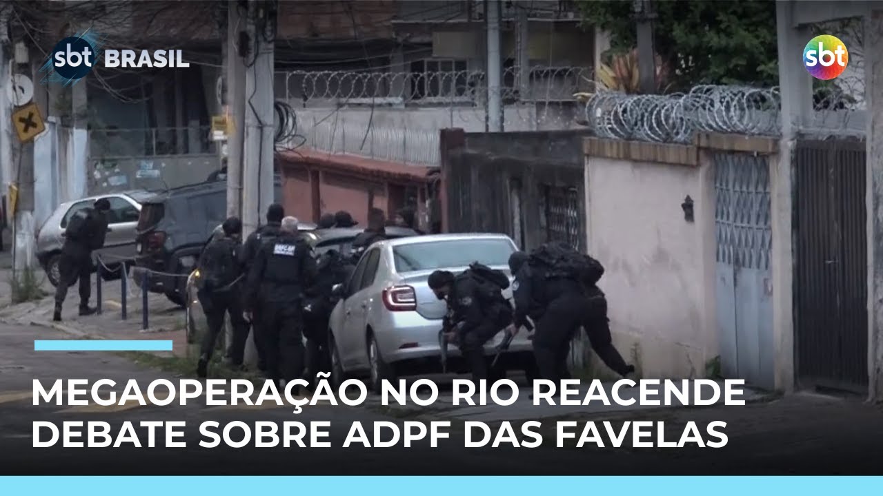 FAVORATE ADPF in the Favelas: Mega-operation in Rio reignites debate on police lethality | #SBTBr...