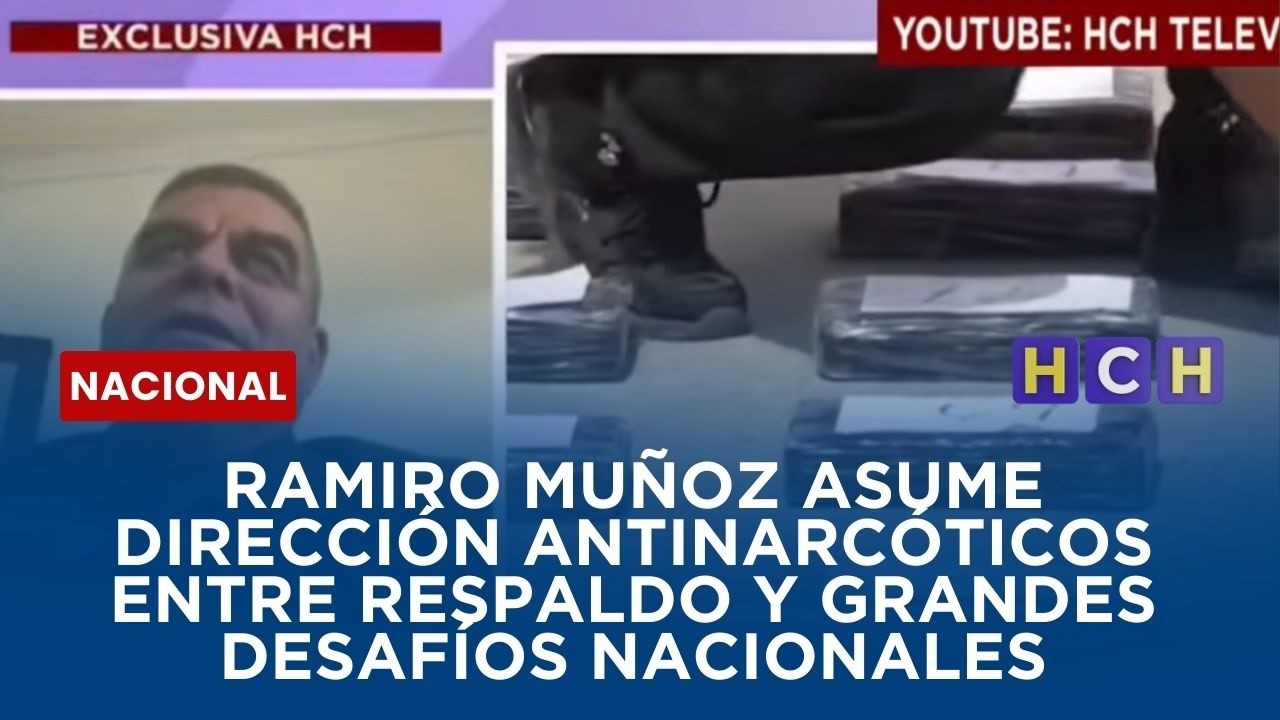 Ramiro Muñoz asume como nuevo director de la Dirección de Lucha Contra el Narcotráfico