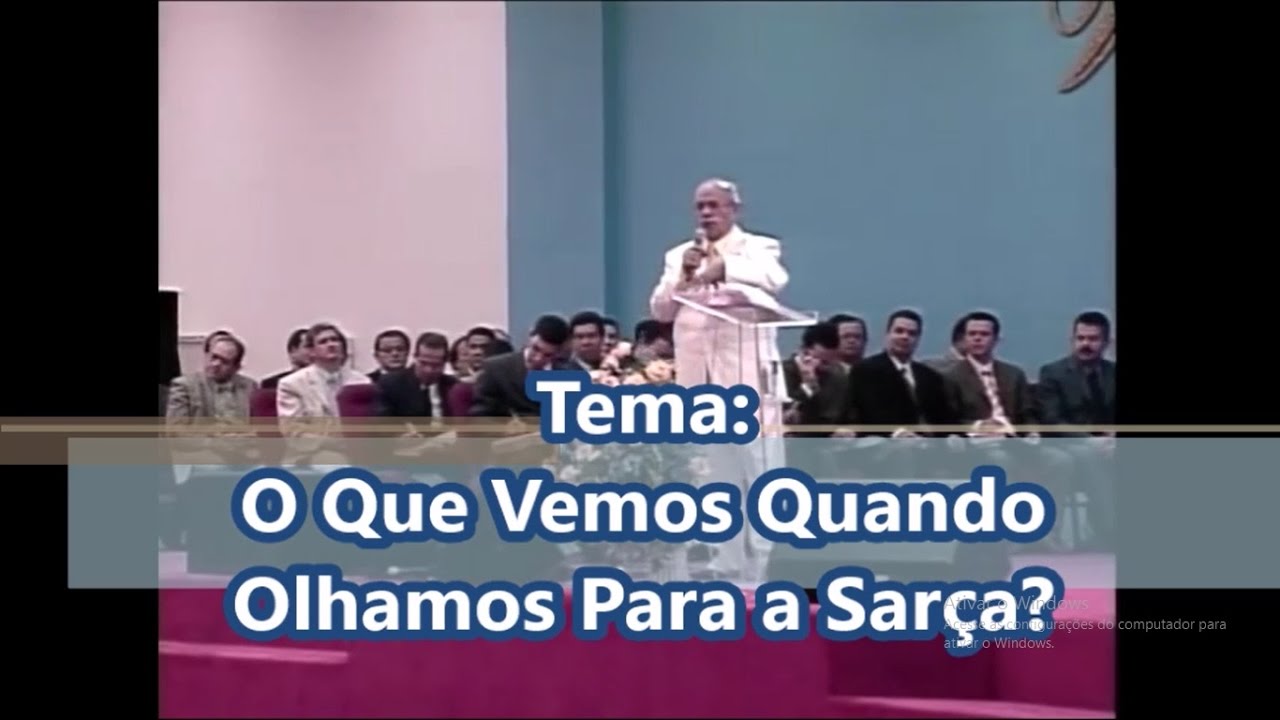 Pr Geziel Gomes -  QUANDO OLHAMOS PARA A SARÇA! - Boston/EUA