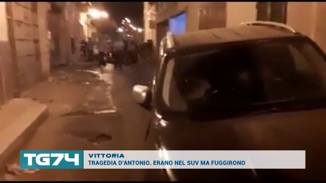 VITTORIA, TRAGEDIA D'ANTONIO. ERANO NEL SUV MA FUGGIRONO