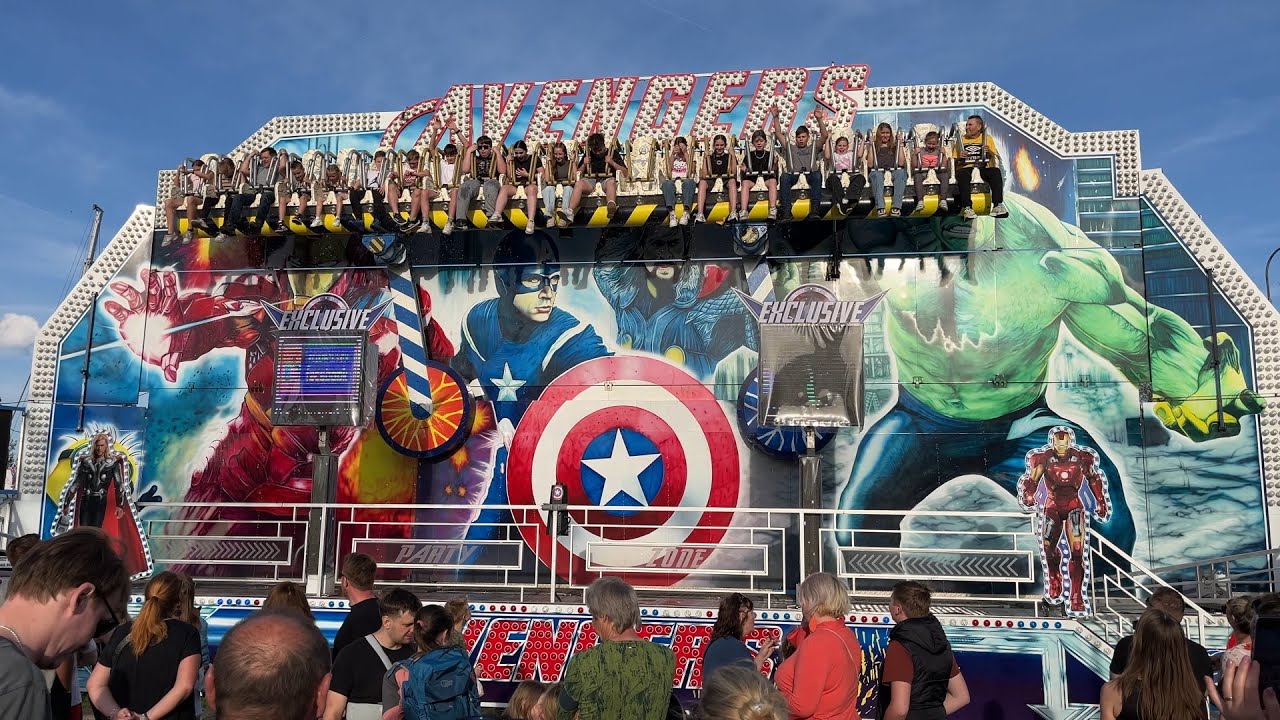 Atrakce Lavice Avengers na Sedlecké pouti 2025 - Nejlepší kolotoče v Kutné Hoře