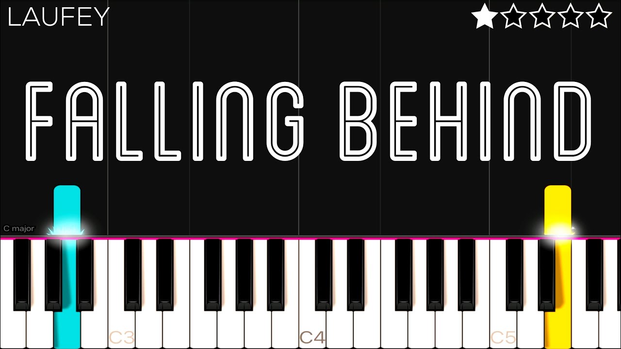 Laufey - Falling Behind | EASY Piano Tutorial