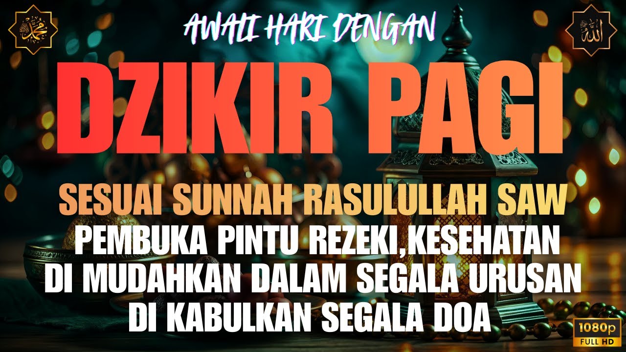 DZIKIR PAGI & DOA PEMBUKA REZEKI DARI SEGALA PENJURU