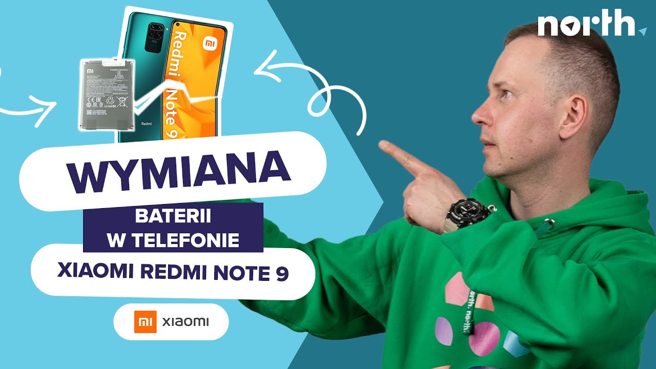 📱 Telefon szybko się rozładowuje? 🔋 Wymień baterię w Redmi Note 9 | North.pl