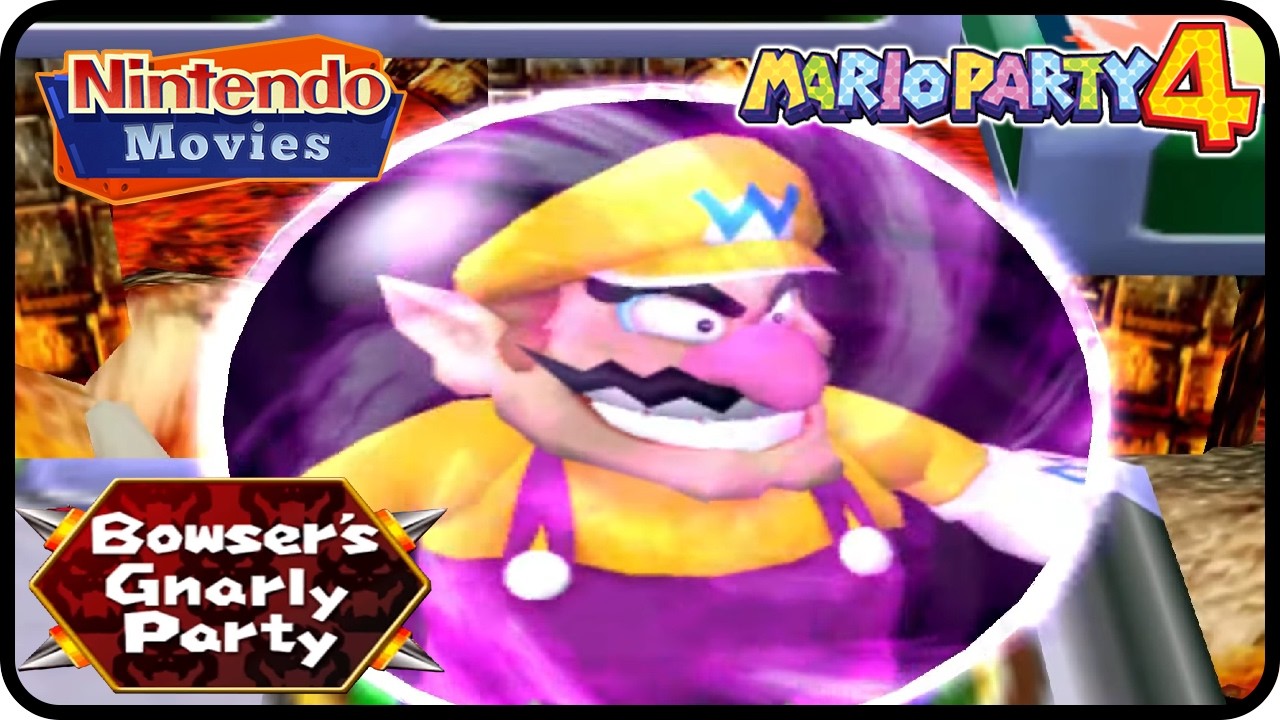 Mario Party 4 - Bowser's Gnarly Party (3 Players, 15 Turns, Mario vs Yoshi vs Wario vs Daisy)