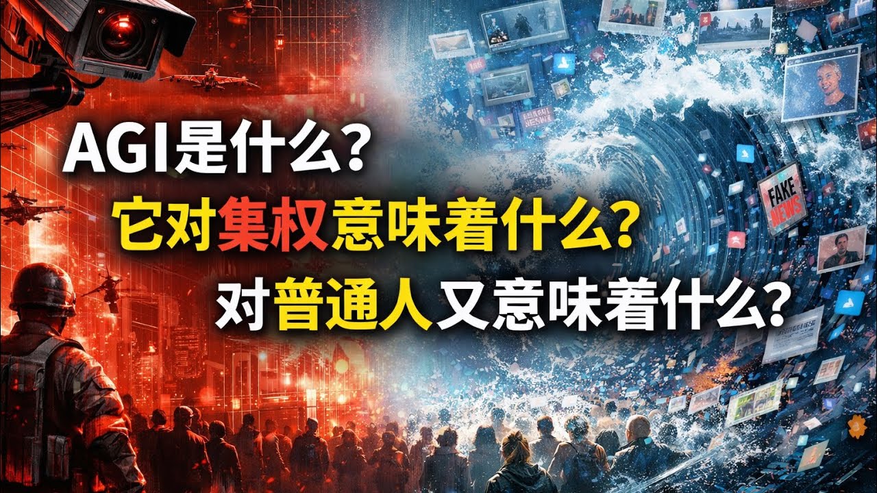 AGI是什么？它对集权国家的体系意味着什么？对普通人又意味着什么？