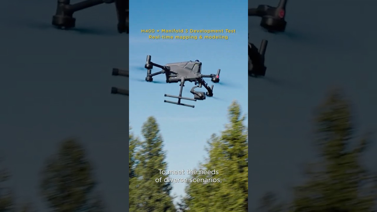 DJI Matrice 400 + Manifold 3 🗺️ Real-Time Mapping 1 km² in Minutes