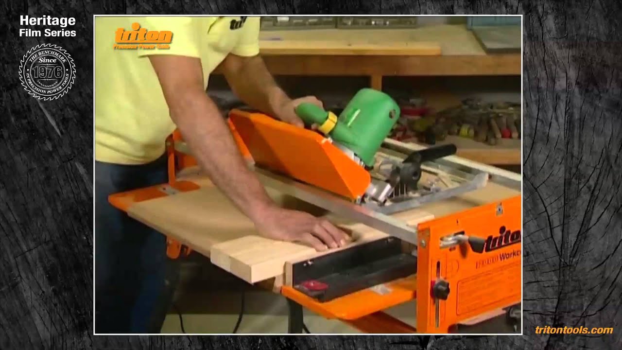 Bevel Cutting With Triton Workcentre - Triton Heritage