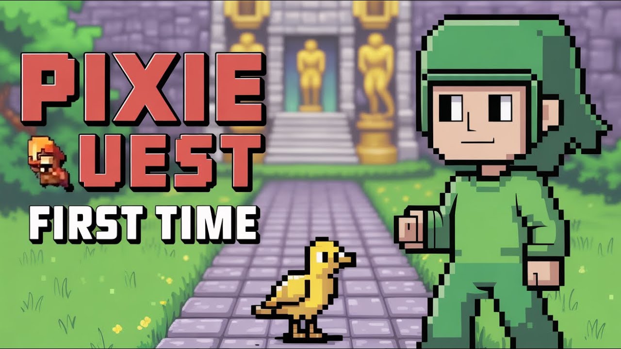(Pixie quest) play pixel quest for the first time