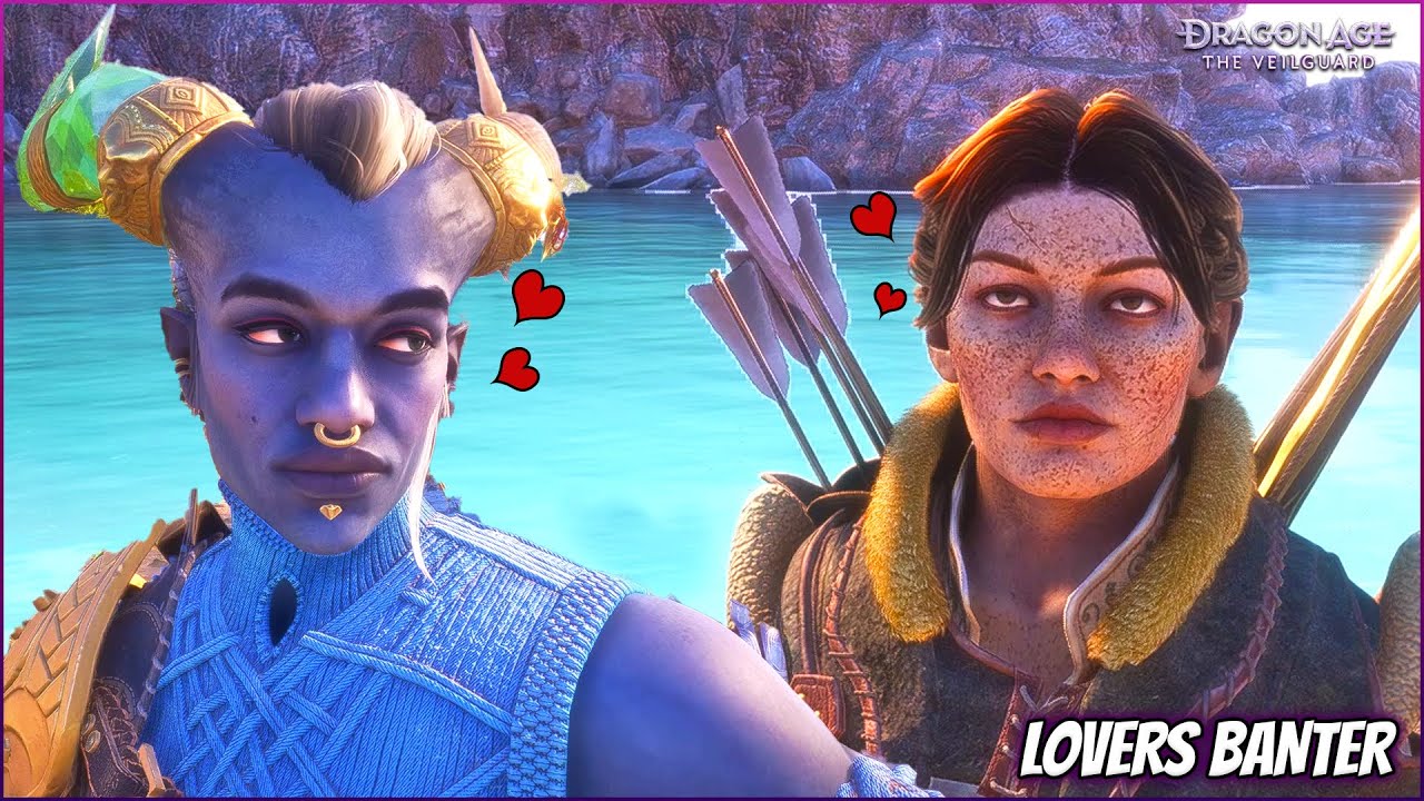 Taash and Harding LOVERS PARTY BANTER for 17 min | Dragon Age: The Veilguard
