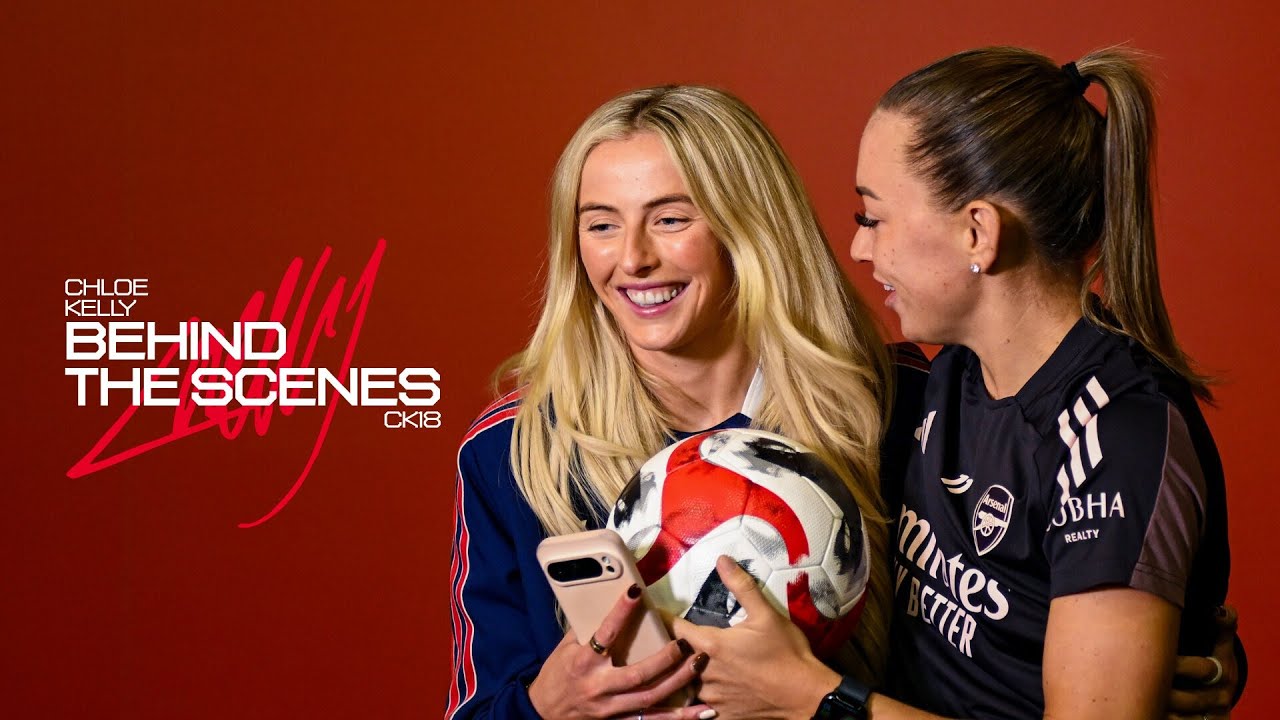 Chloe Kelly returns to The Arsenal | Behind the scenes